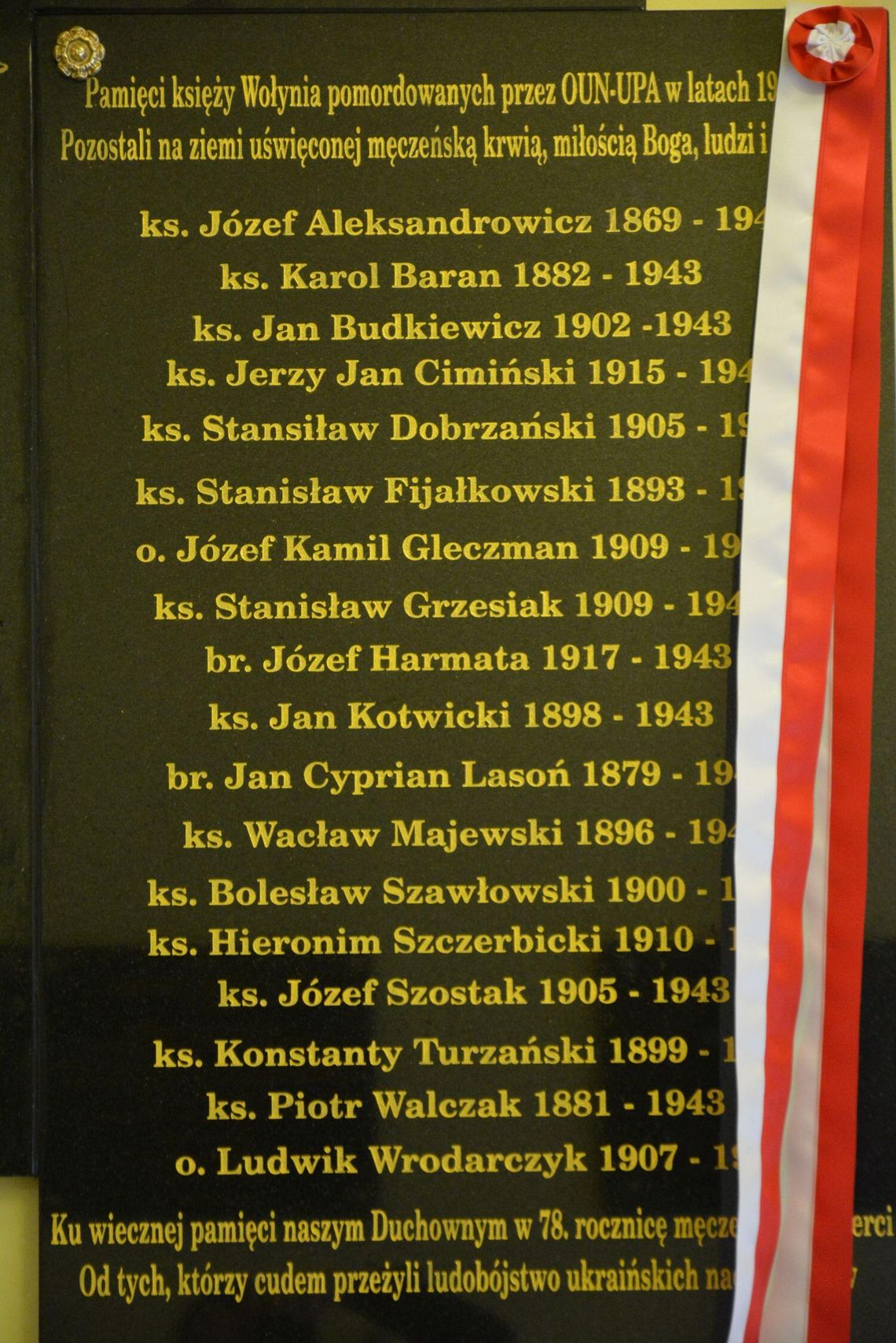 Msza Święta w 83. rocznicę ludobójstwa na Wołyniu