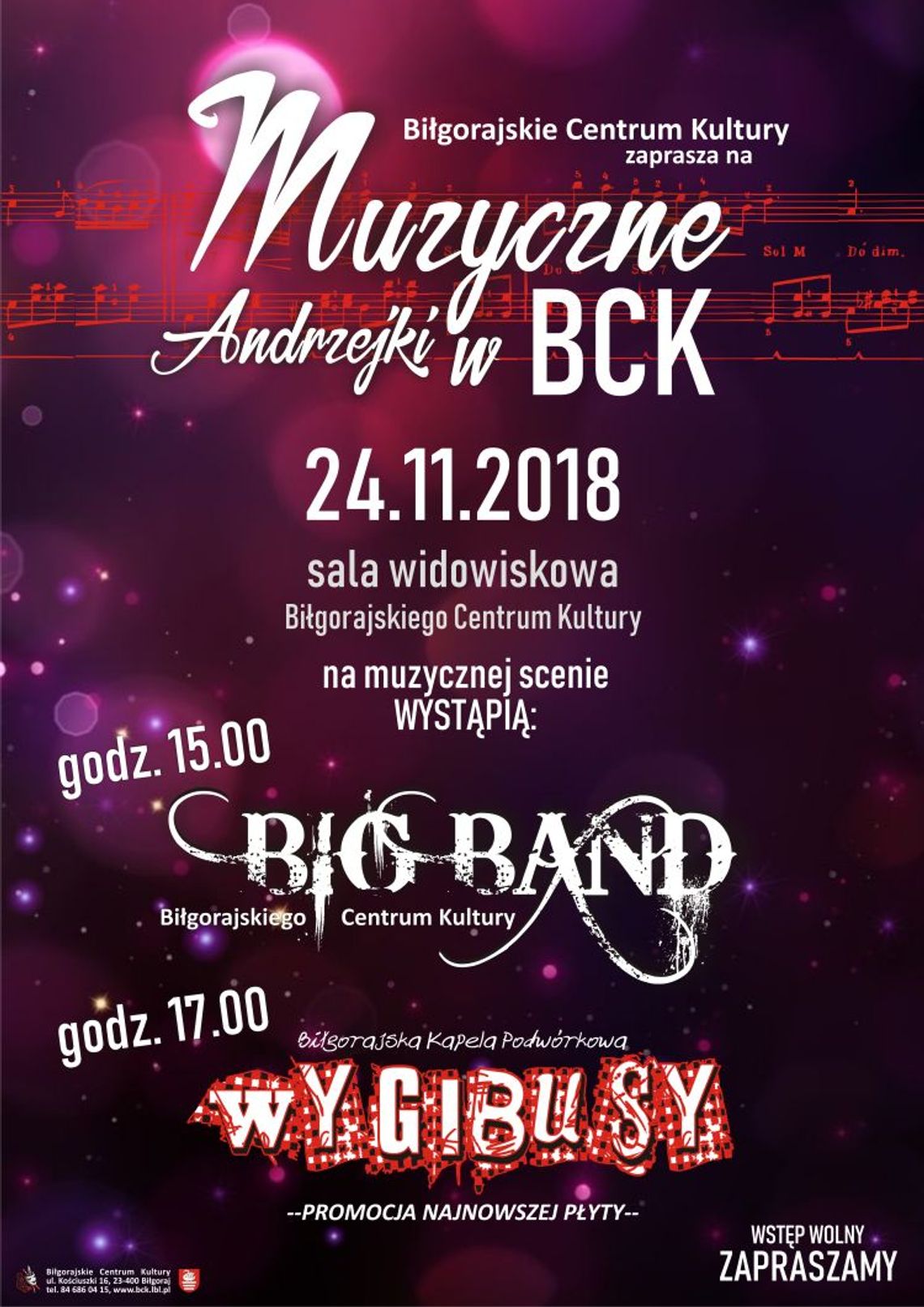 Muzyczne Andrzejki w BCK