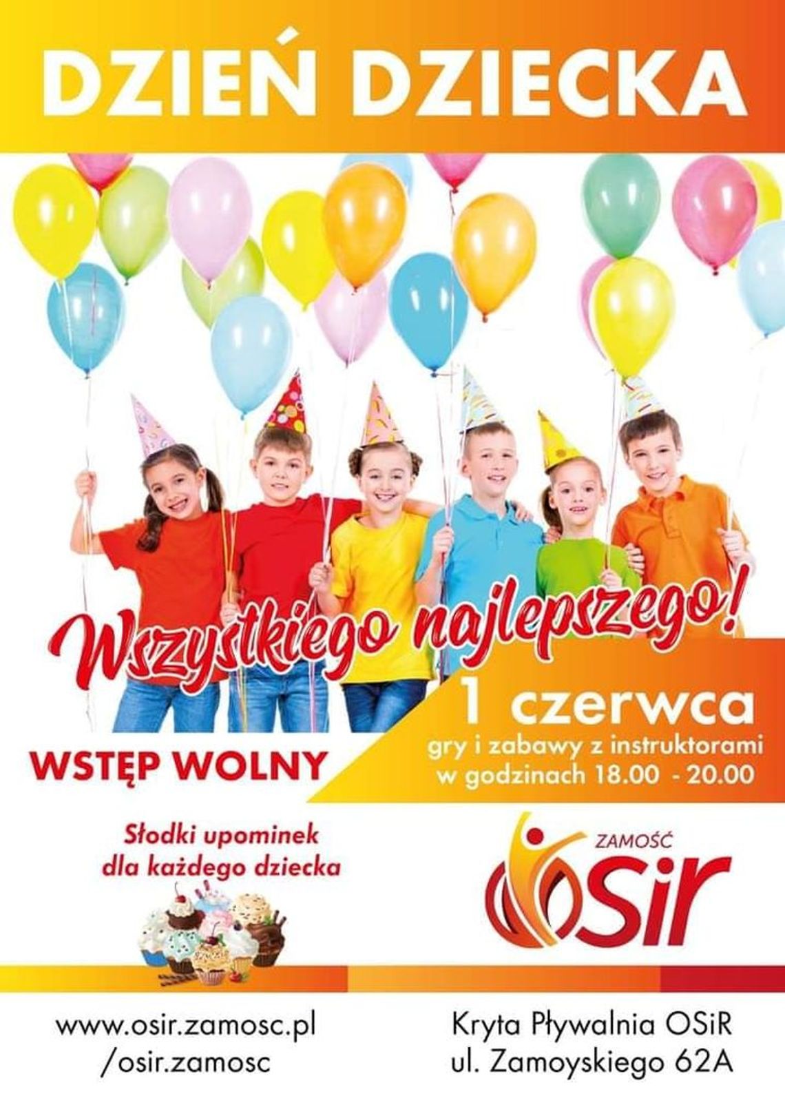 Na Dzień Dziecka korzystanie z basenu przez dwie godziny bezpłatnie!