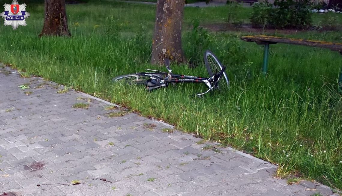 Nietrzeźwy rowerzysta doprowadził do wypadku