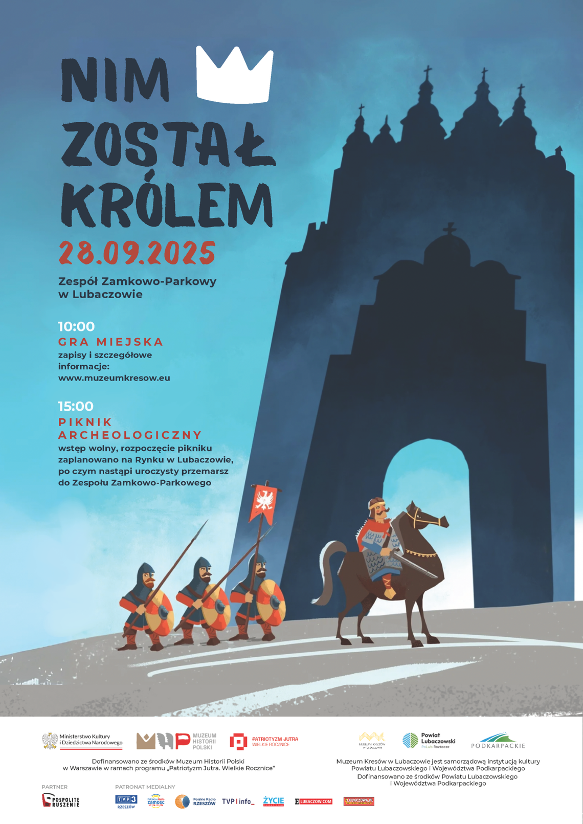 „Nim został królem” – gra miejska i piknik archeologiczny w Lubaczowie