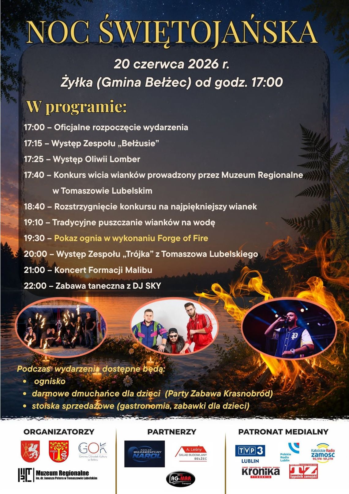 Noc Świętojańska w Żyłce Noc Świętojańska w Żyłce