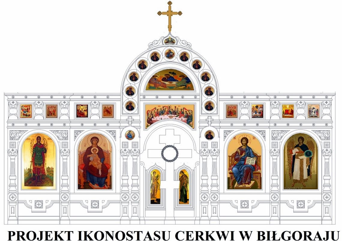 Nowy ikonostas w biłgorajskiej cerkwi