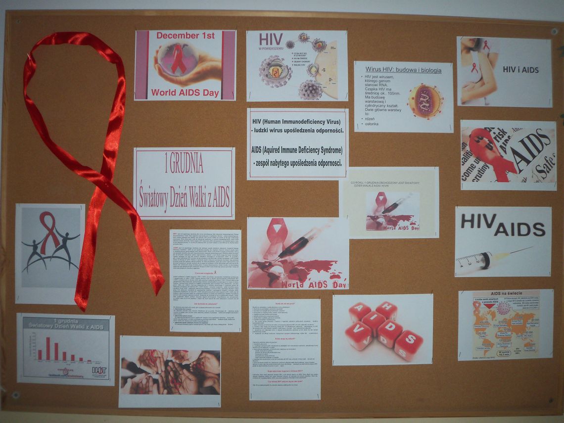 OBCHODY ŚWIATOWEGO DNIA WALKI Z AIDS W ZSP NR 5