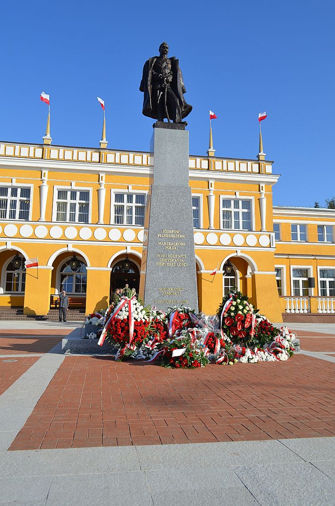 Odsłonięcie pomnika Marszałka Józefa Piłsudskiego