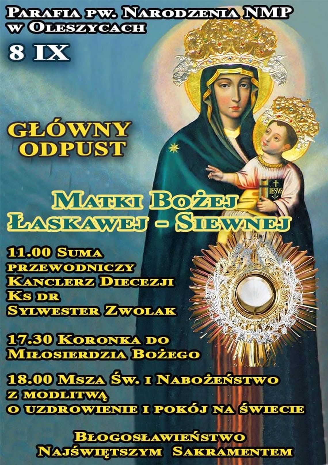 Oleszyce. Uroczystość Matki Bożej Siewnej