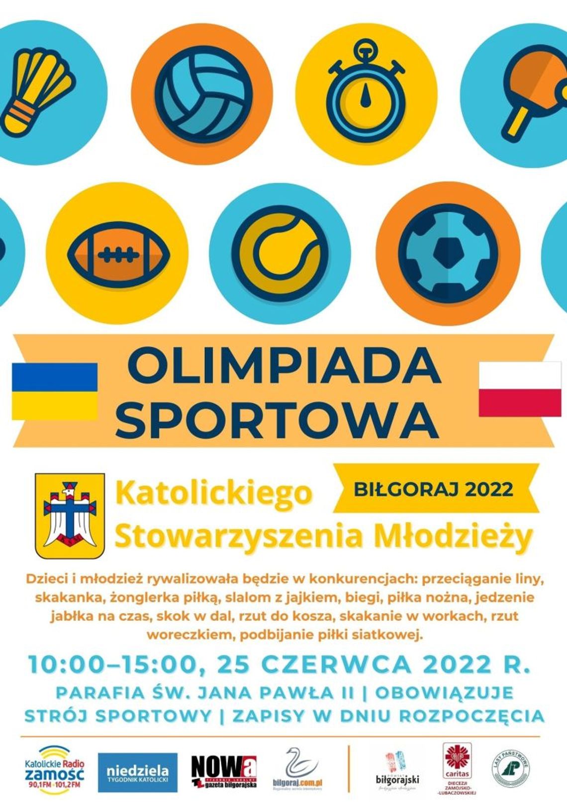 Olimpiada Sportowa Katolickiego Stowarzyszenia Młodzieży w Biłgoraju