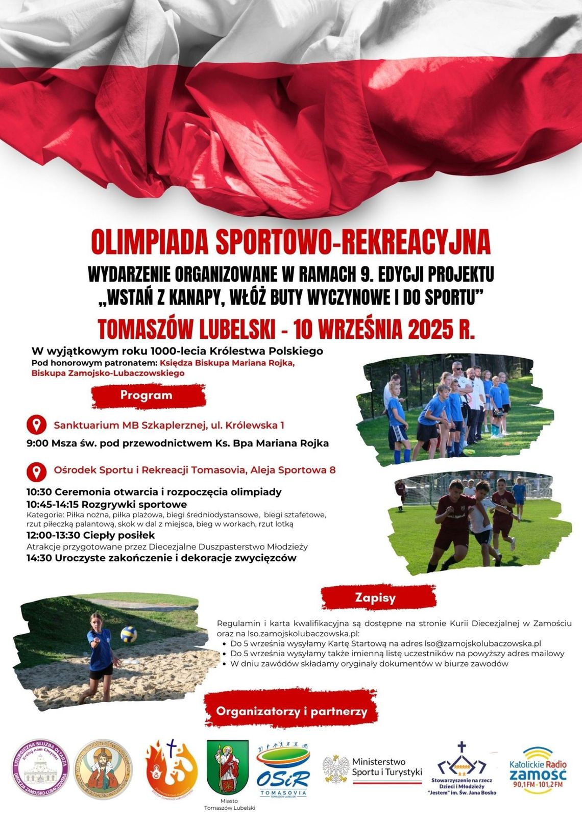 Olimpiada Sportowo-Rekreacyjna w Tomaszowie Lubelskim Olimpiada Sportowo-Rekreacyjna w Tomaszowie Lubelskim