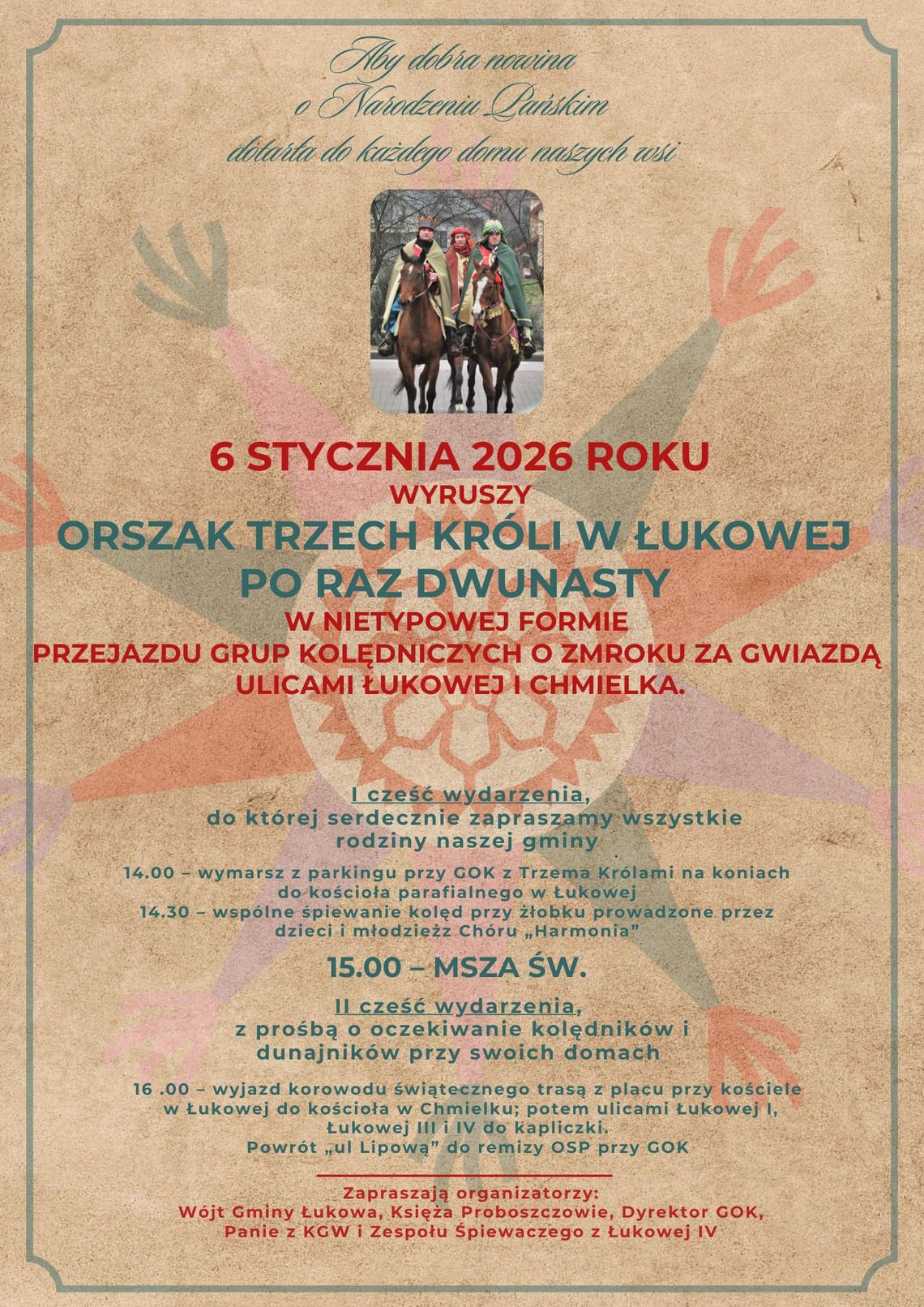 Orszak Trzech Króli w Łukowej Orszak Trzech Króli w Łukowej