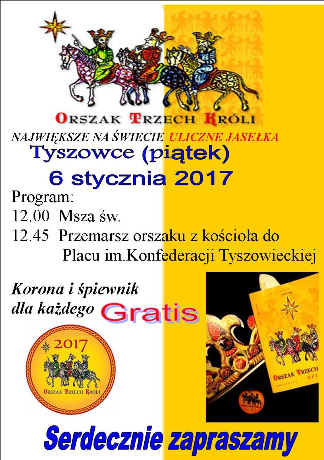 Orszak Trzech Króli w Tyszowcach