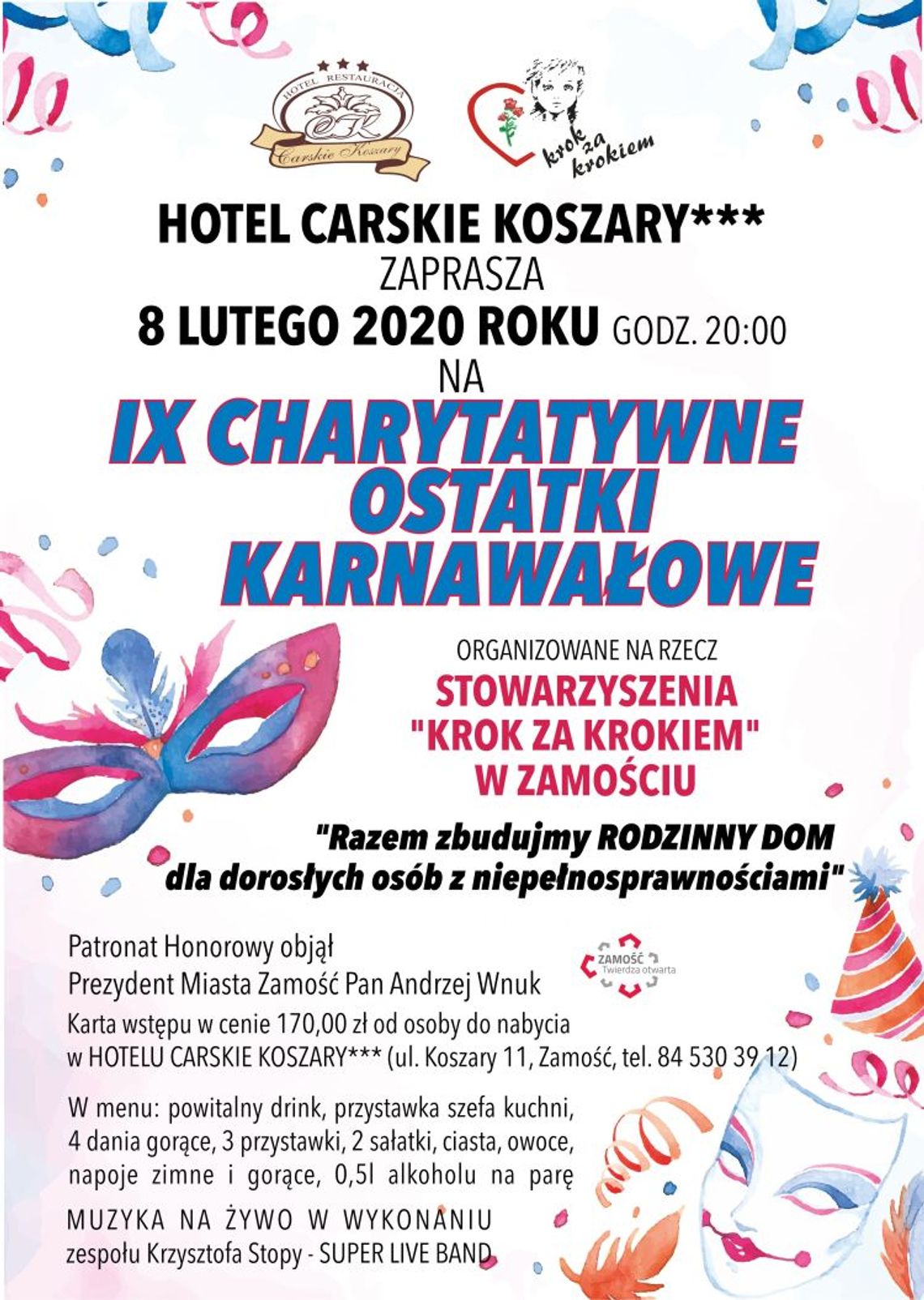 Ostatki karnawałowe SPDN "Krok za krokiem"