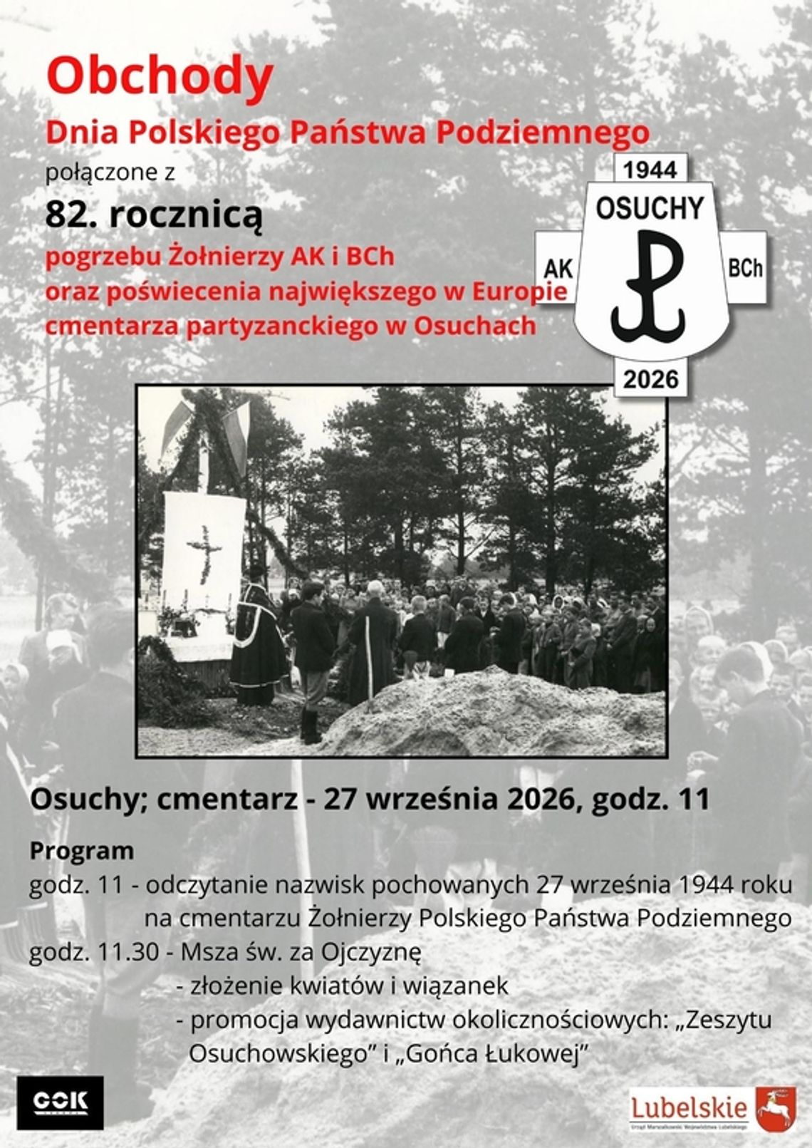 Osuchy. Obchody Dnia Polskiego Państwa Podziemnego Osuchy. Obchody Dnia Polskiego Państwa Podziemnego