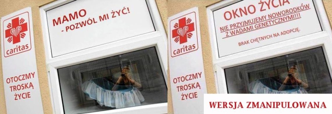 Oświadczenie Caritas ws. manipulacji dotyczącej Okna Życia