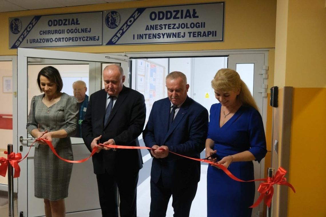 Otwarto wyremontowany Oddział Anestezjologii i Intensywnej Terapii 