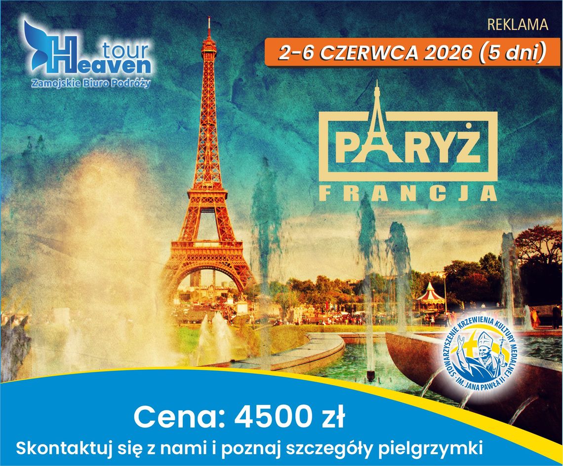 PARYŻ 2-6.06.2026 r.