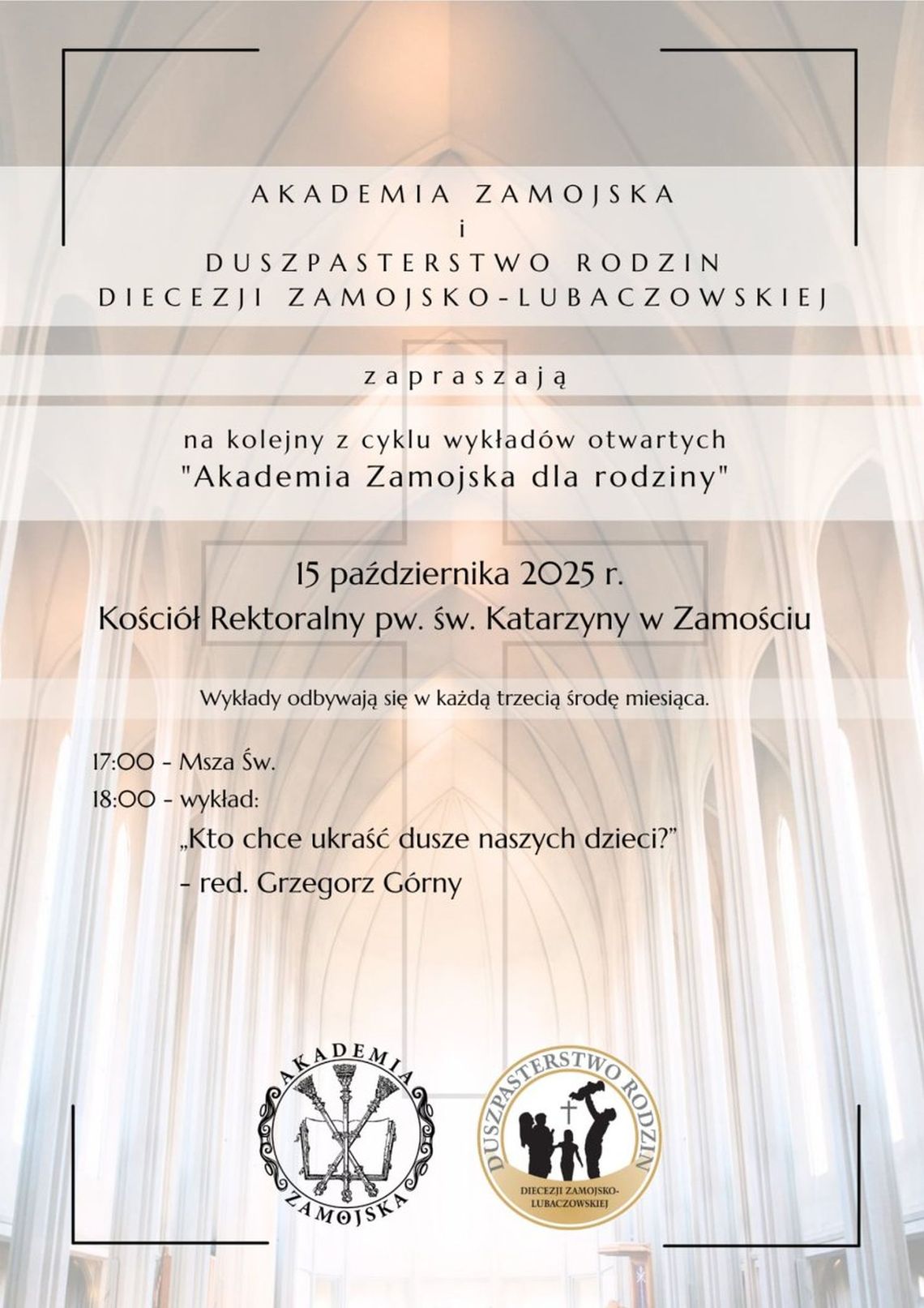 Październikowy wykład o wychowaniu dzieci w Zamościu