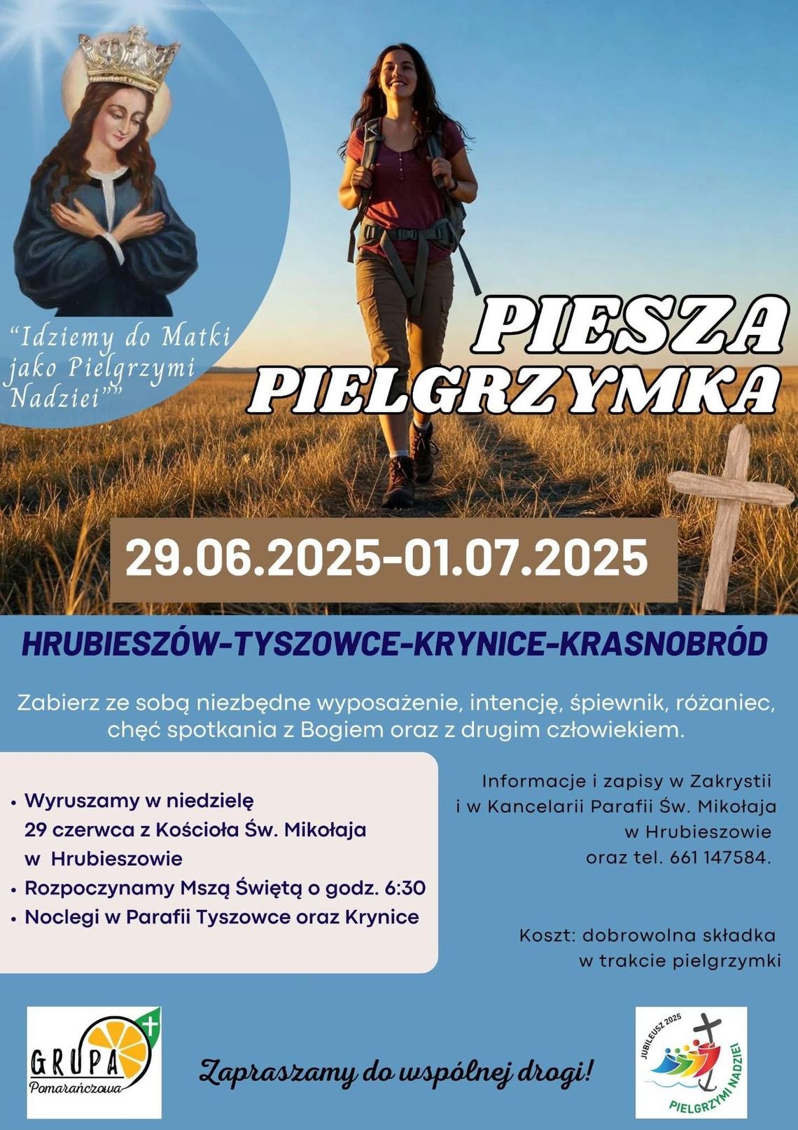 Pielgrzymi z Hrubieszowa pójdą do Krasnobrodu