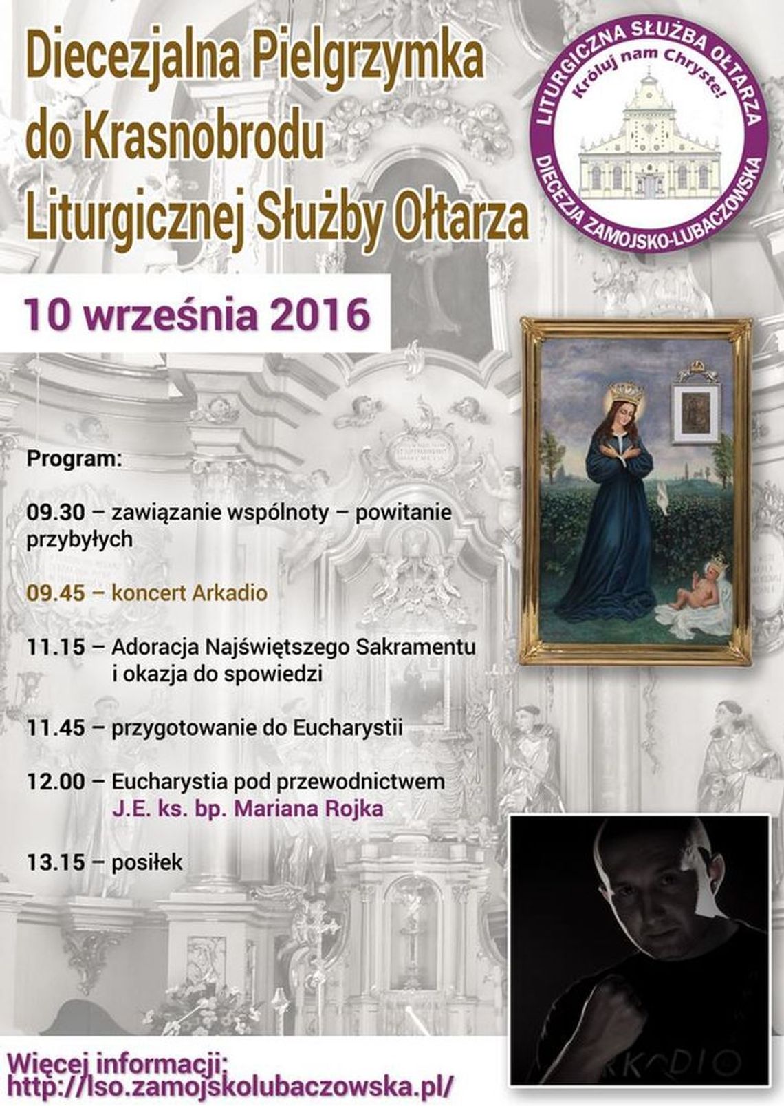 Pielgrzymka Liturgicznej Służby Ołtarza do Krasnobrodu