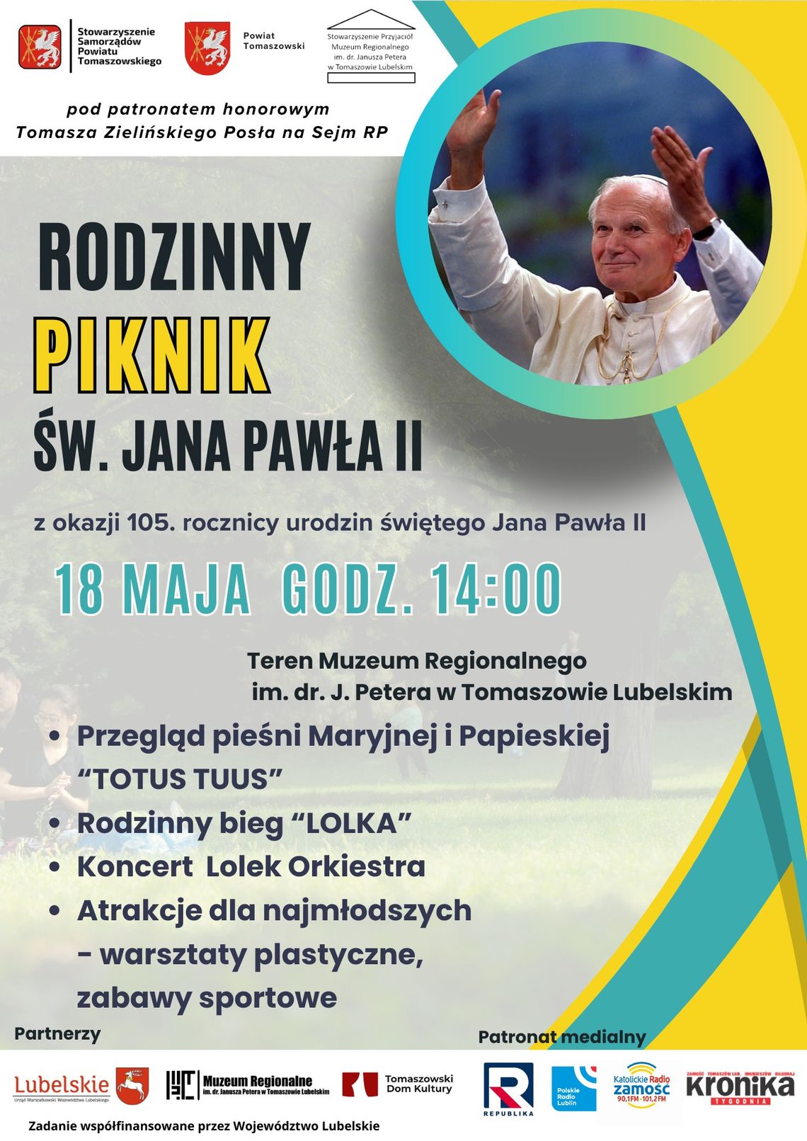 Piknik św. Jana Pawła II w Tomaszowie Lubelskim