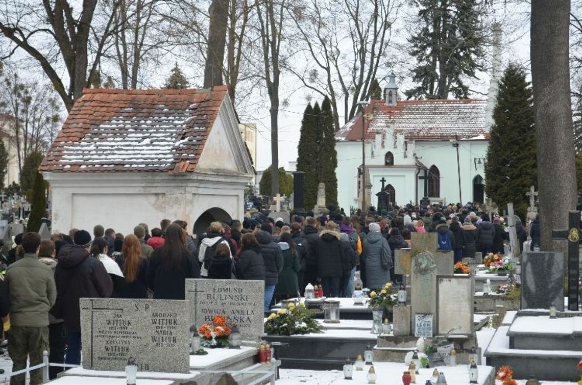 Pogrzeb 16-letniego Eryka zabitego 28 lutego br. w centrum Zamościa
