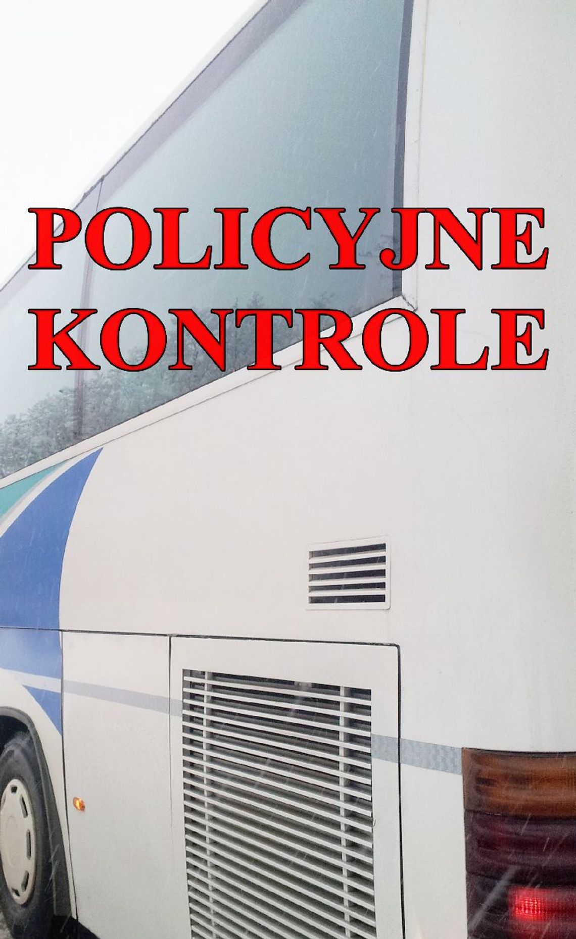 Policyjne kontrole autokarów 