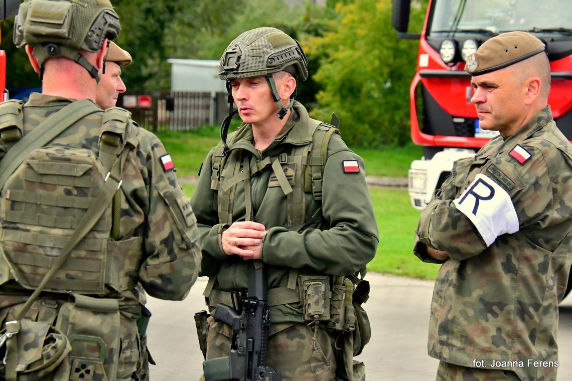 Powiat biłgorajski. Ćwiczenia służb mundurowych Powiat biłgorajski. Ćwiczenia służb mundurowych