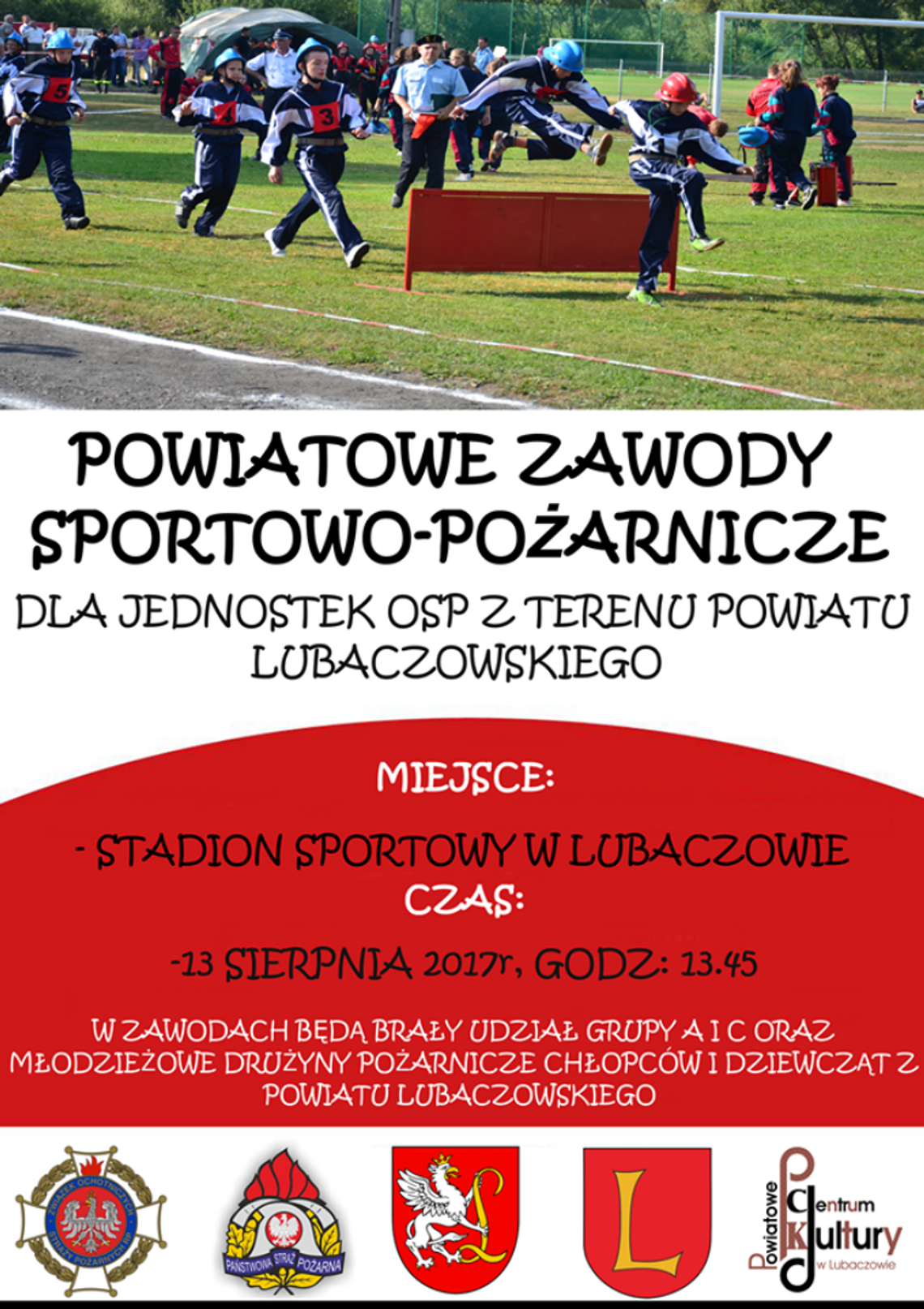 Powiatowe Zawody Sportowo-Pożarnicze w Lubaczowie