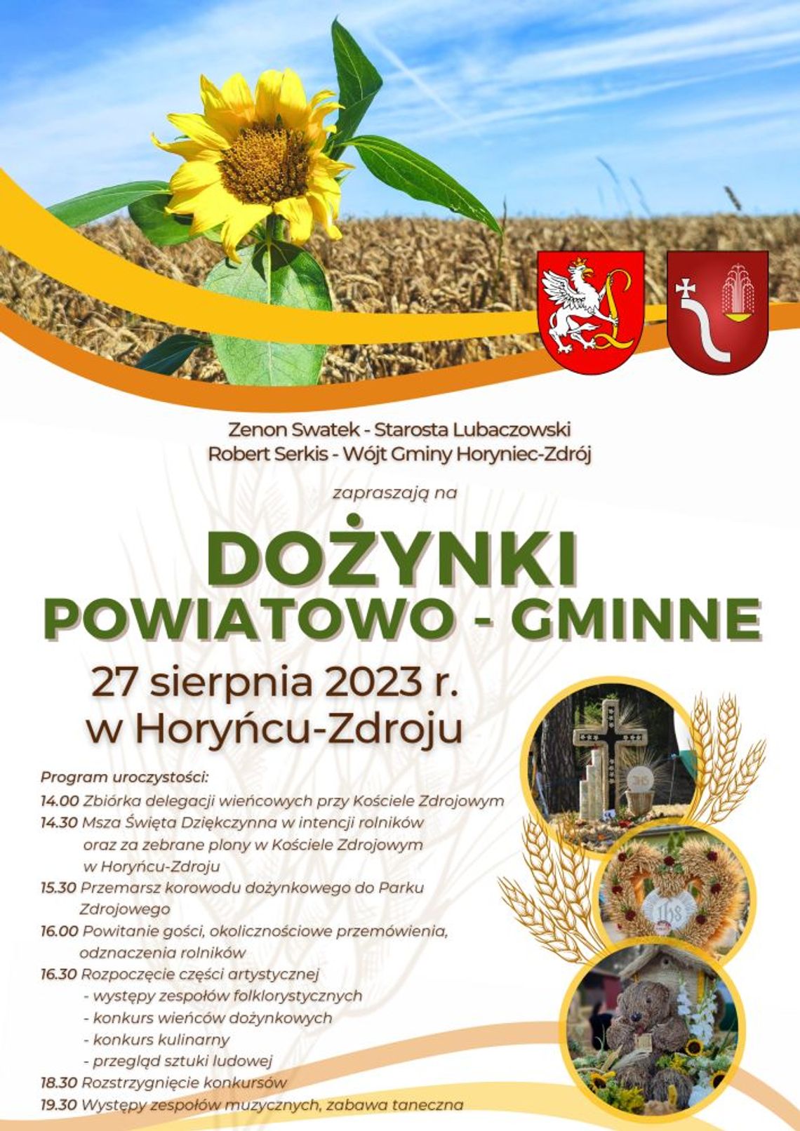 Powiatowo-Gminne Dożynki w Horyńcu Zdroju 2023