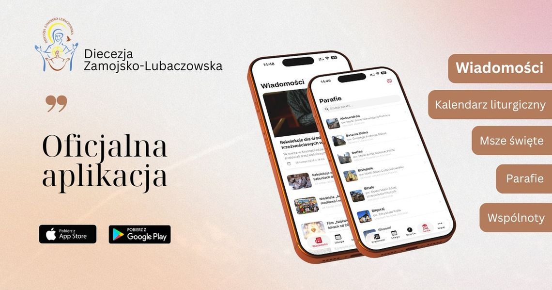 Powstała aplikacja mobilna Diecezji Zamojsko-Lubaczowskiej