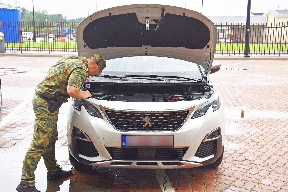 Prawie nowy Peugeot odzyskany w Terespolu