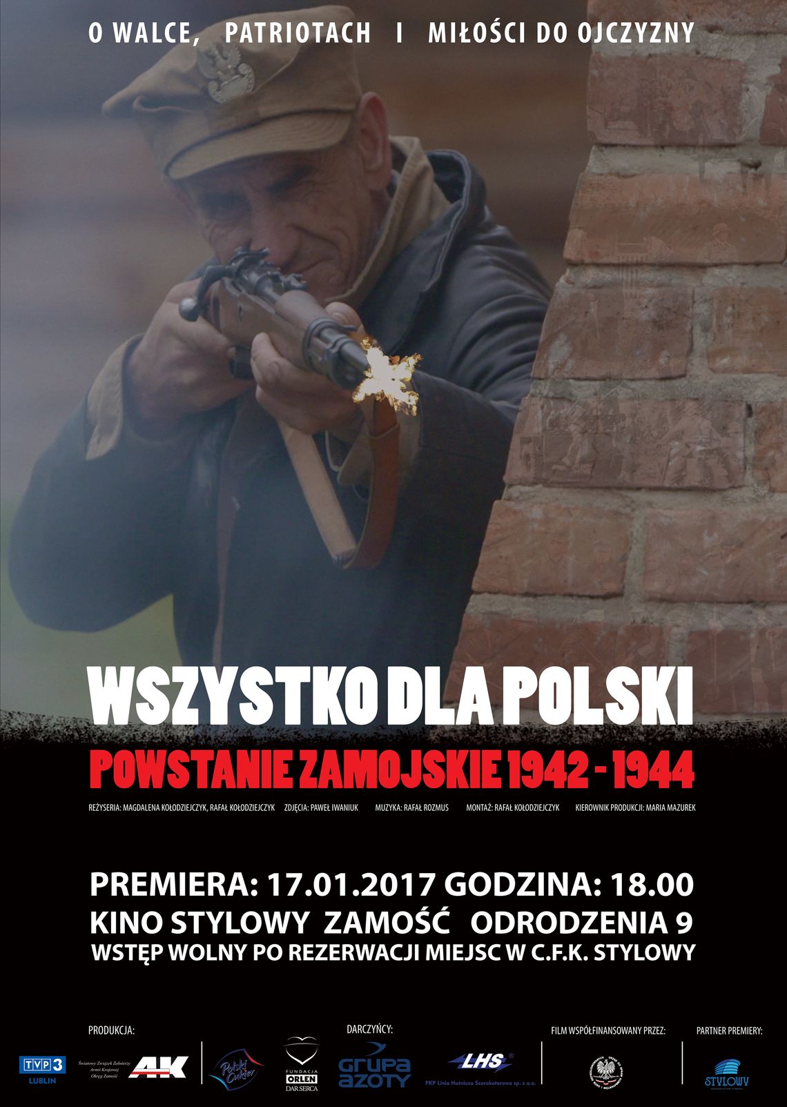 Premiera filmu o Powstaniu Zamojskim