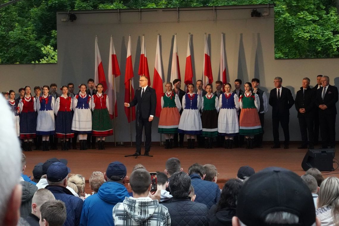 Prezydent Duda odwiedził Tomaszów Lubelski