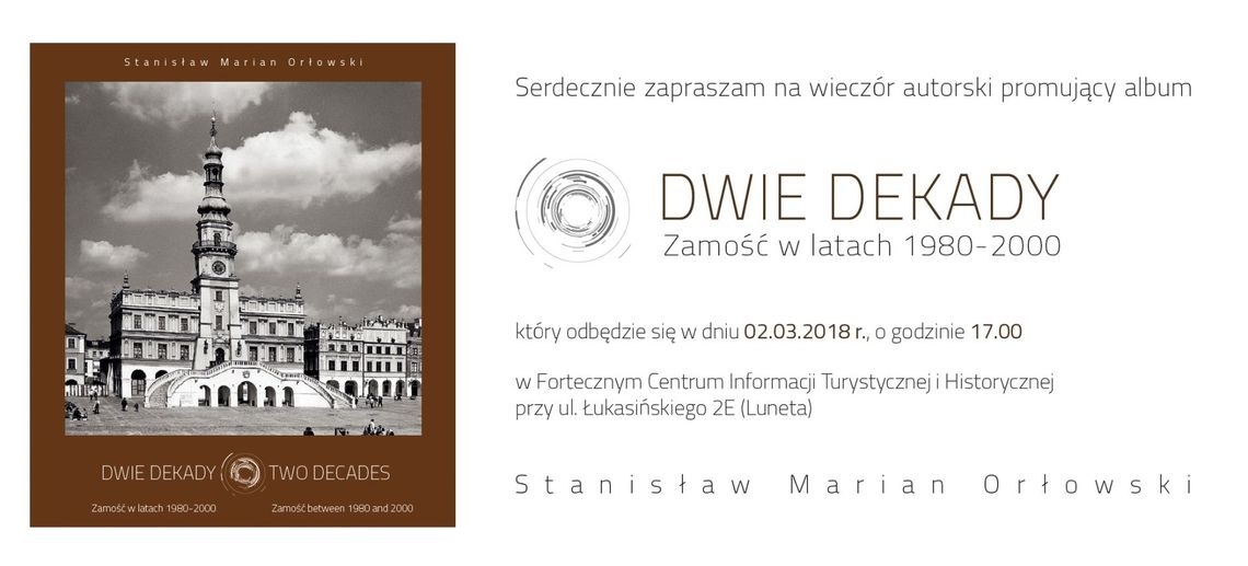 Promocja albumu „Dwie Dekady – Zamość w latach 1980-2000