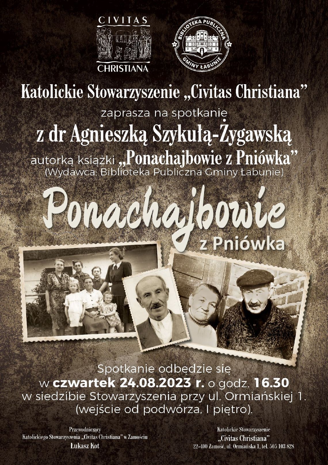 Promocja książki Agnieszki Szykuły-Żygawskiej pt. „Ponachajbowie z Pniówka”