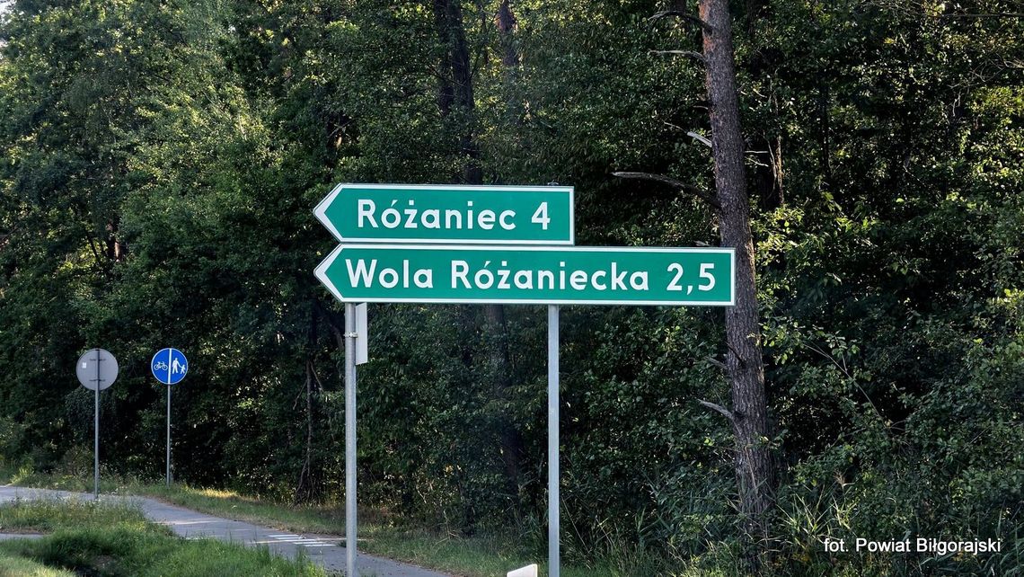 Przebudowa drogi Wola Różaniecka – Różaniec Przebudowa drogi Wola Różaniecka – Różaniec
