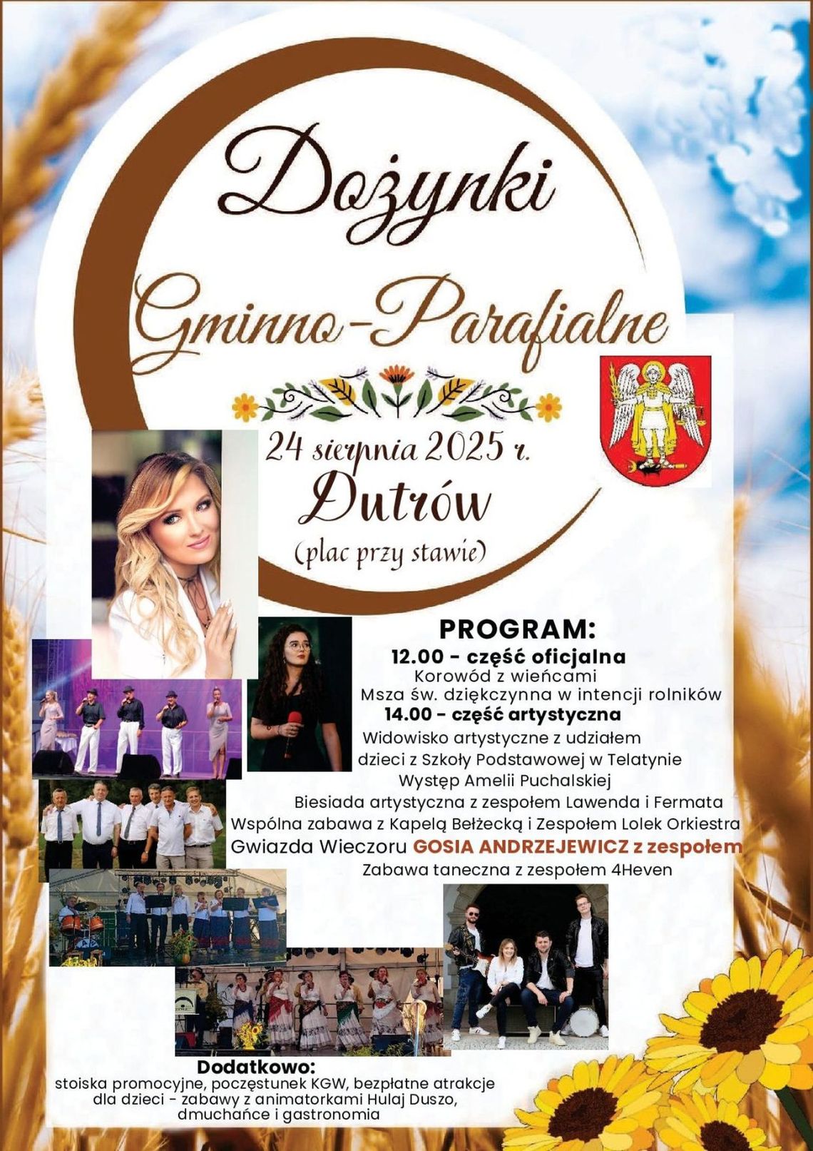 Przed nami Dożynki Gminno - Parafialne w Dutrowie