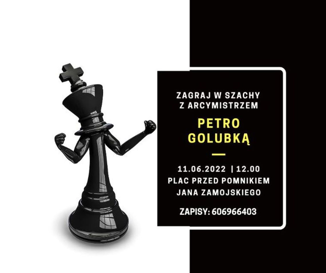 Przed nami Otwarta Symultana Szachowa. W Zamościu zagości Petro Golubka
