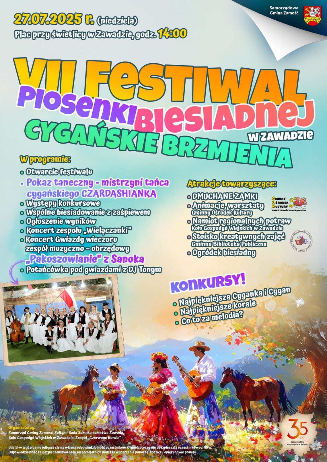Przed nami VII Festiwal Piosenki Biesiadnej w Zawadzie
