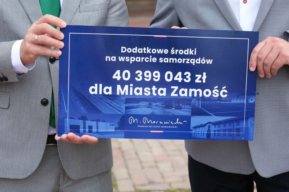 Przekazano subwencje wyrównawcze dla Zamościa