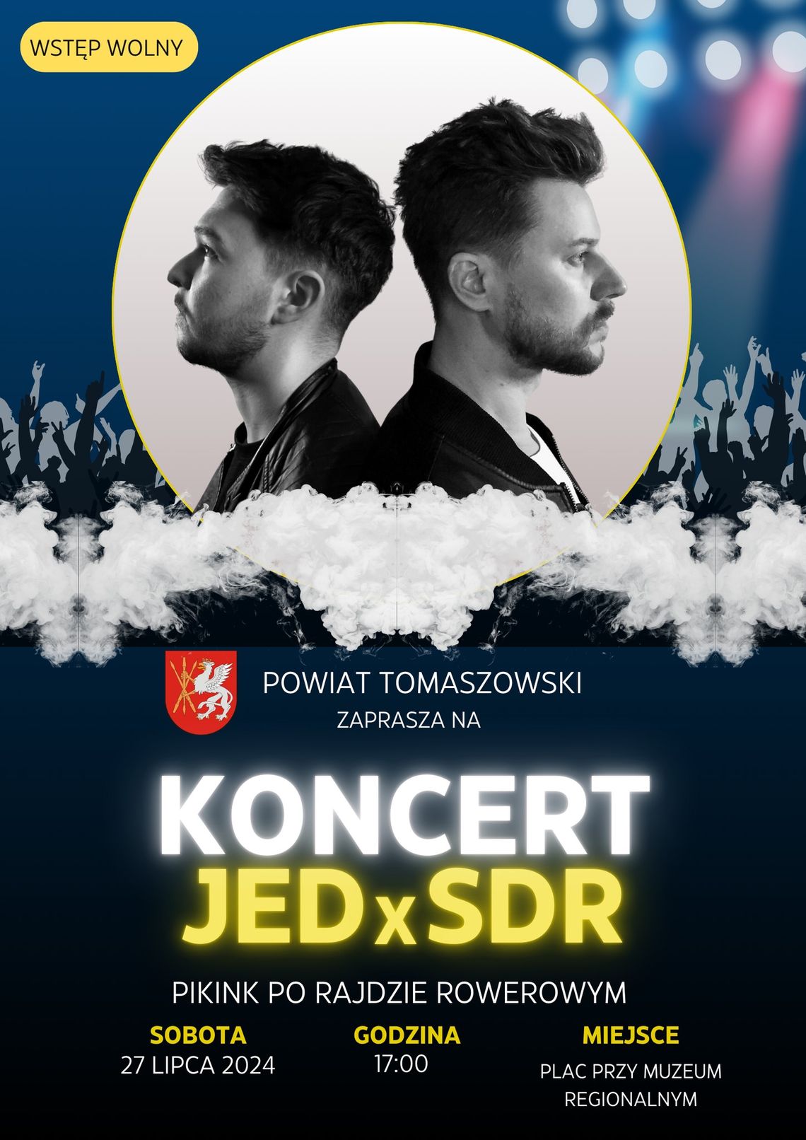 Rajd „Lubelskie rowerowe z KSOW-em” po powiecie tomaszowskim i koncert JEDxSDR