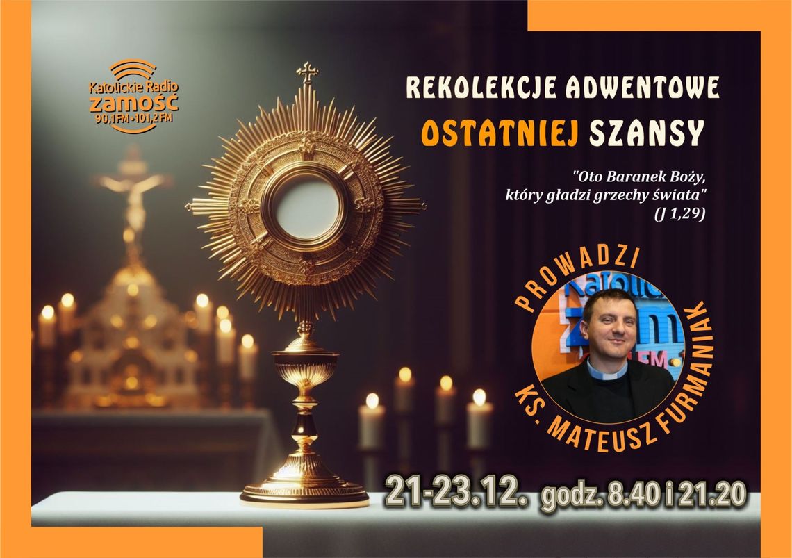 Rekolekcje adwentowe "ostatniej szansy" 2025
