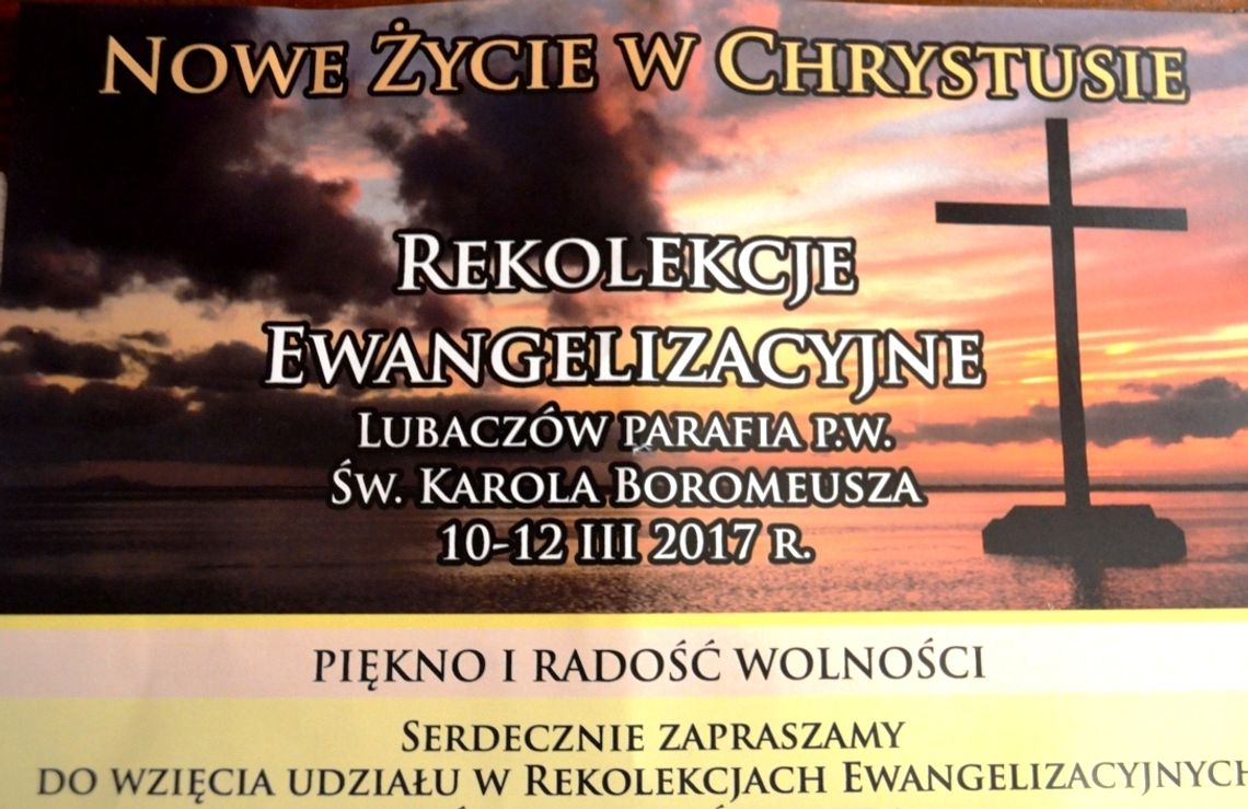 Rekolekcje Ewangelizacyjne w Lubaczowie