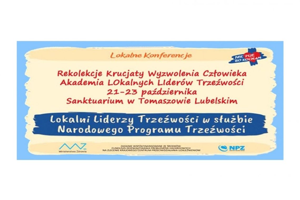 Rekolekcje i Akademia Lokalnych Liderów Trzeźwości