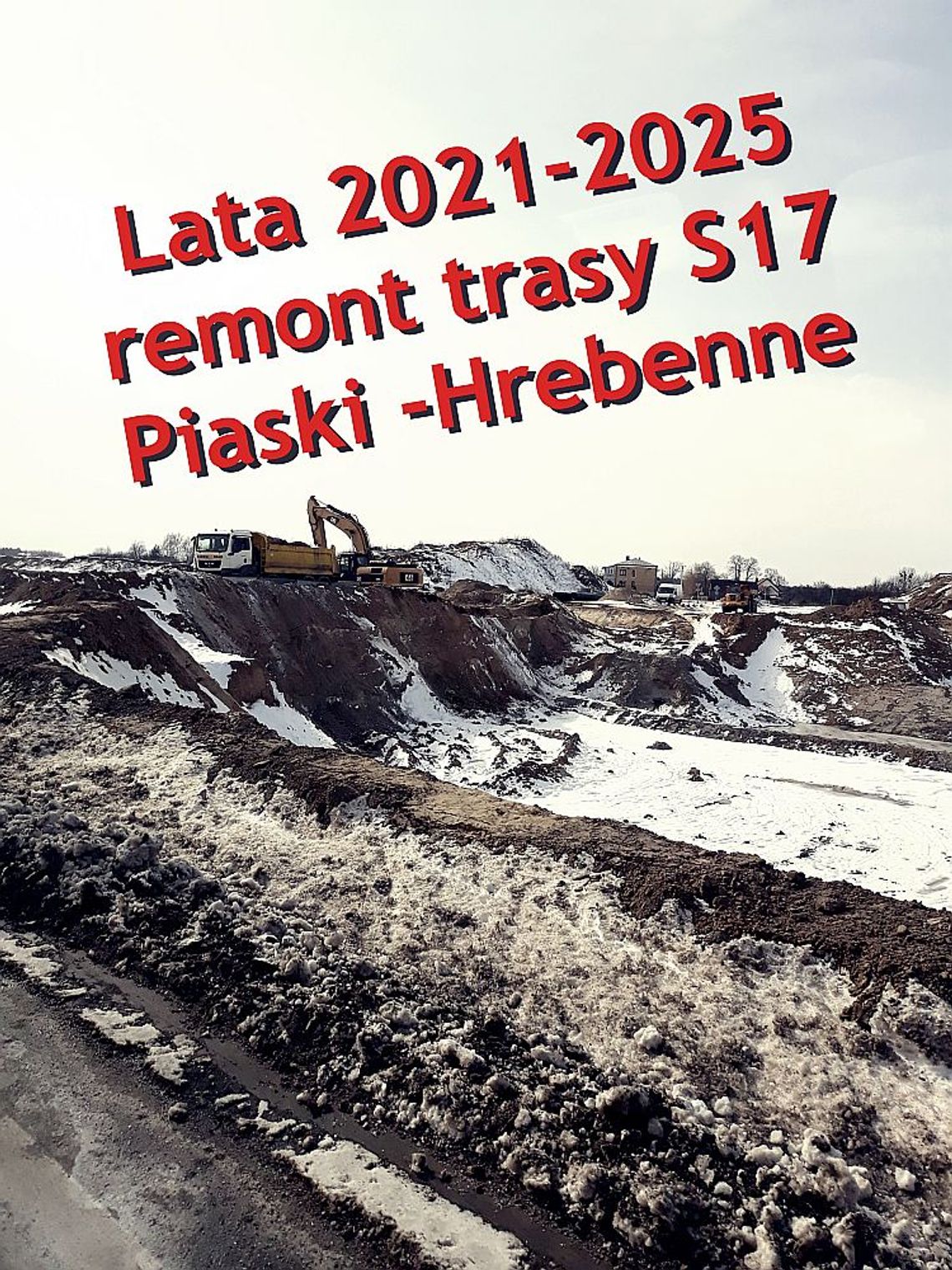 Remont trasy S17 od Piask do Hrebennego