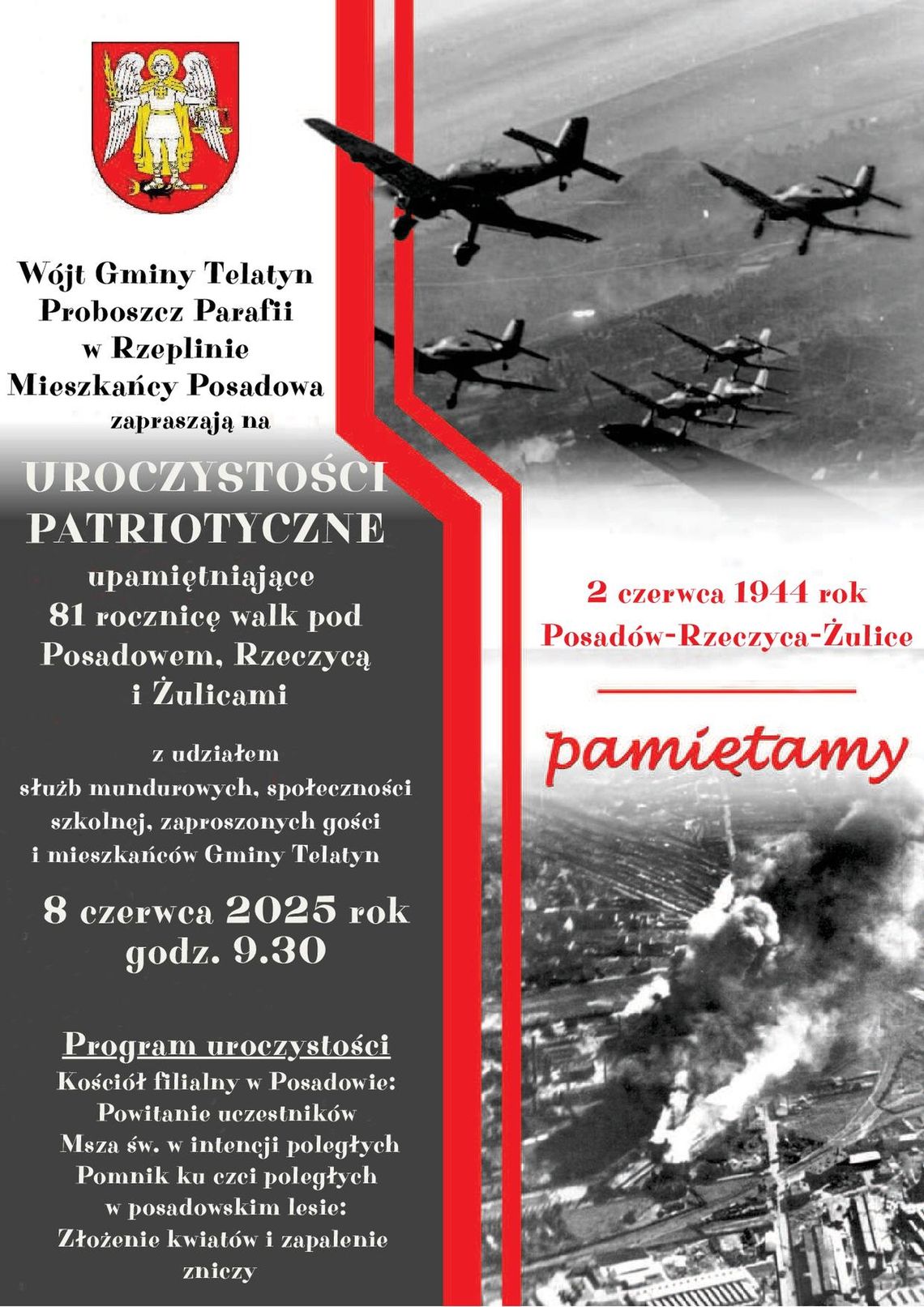 Rocznica walk pod Posadowem Rzeczycą i Żulicami