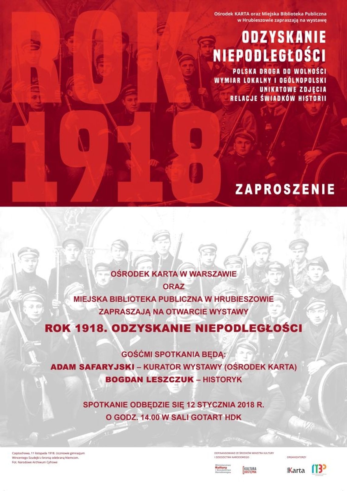 Rok 1918 Odzyskanie Niepodległości - wystawa