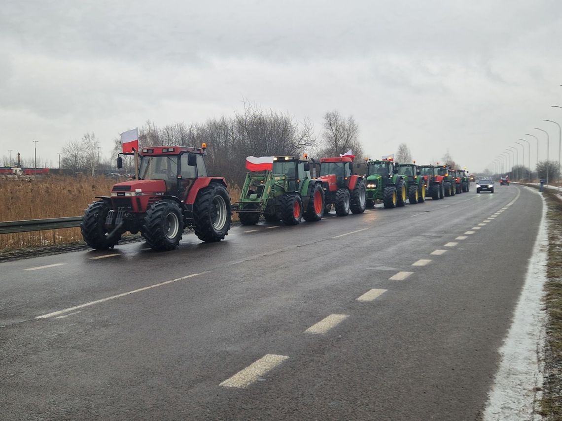 Rolnicy wyjechali na drogi