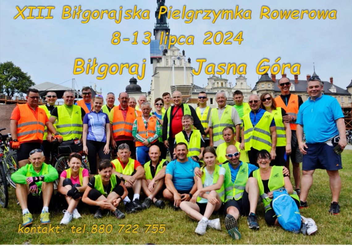 Rowerowa pielgrzymka na Jasną Górę 2024