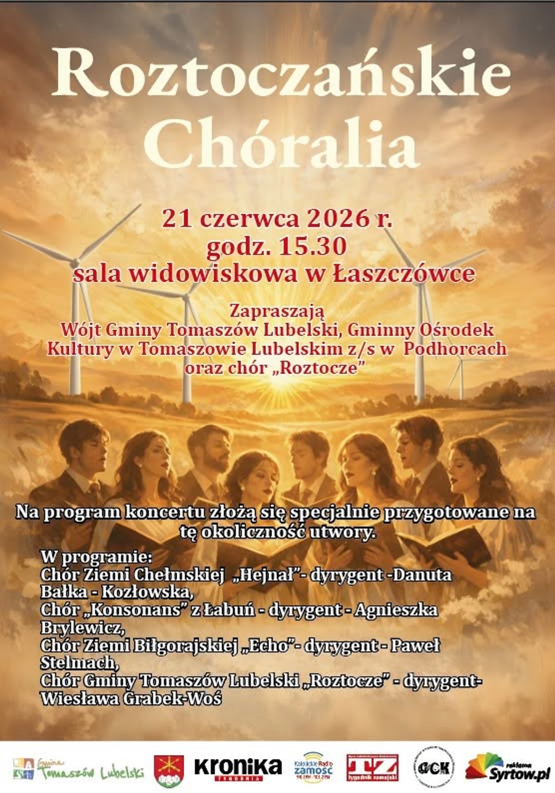 "Roztoczańskie Chóralia" "Roztoczańskie Chóralia"