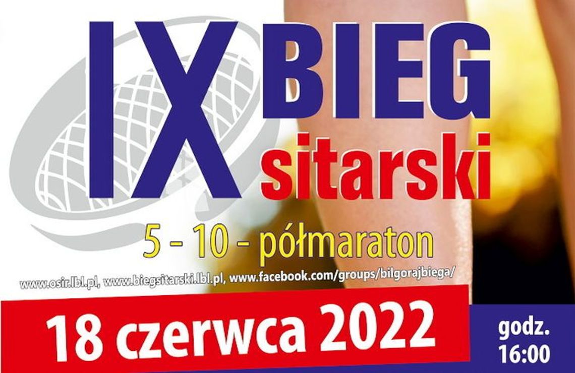 Ruszyły zapisy na Bieg Sitarski 